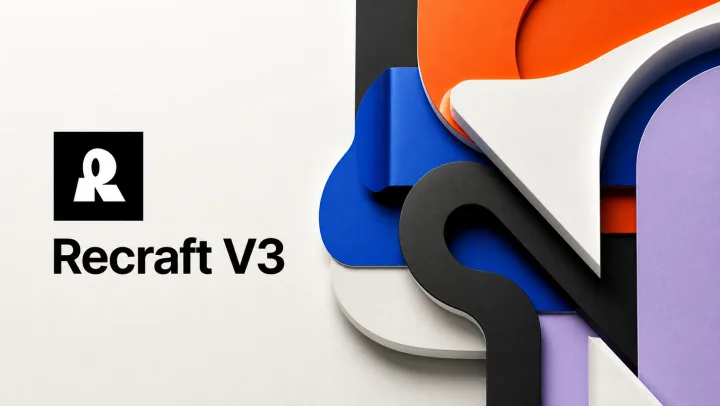 Recraft V3 — Vector-clean brand assets
